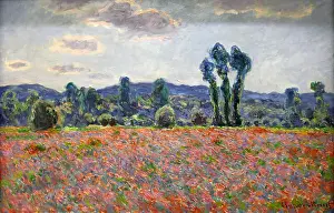 Poppy Field, 1887. Artist: Claude Monet