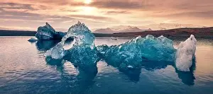 Jokulsarlon Prints: Popular tourist destination - Jokulsarlon Glacier Lagoon