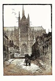 Porch of the Golden Virgin: Amiens Cathedral