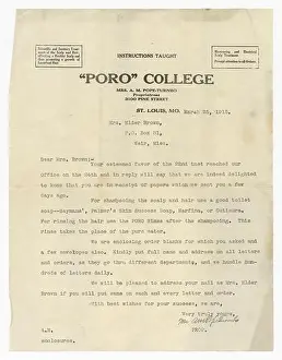 Hair Care Prints: Poro College, a cosmetology school and centre