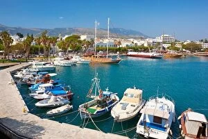 June Collection: Port of Kos Town, Kos, Dodecanese Islands, Greece