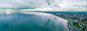 Foreshore Prints: Port Phillip Bay coastline near Frankston suburb in Melbourne