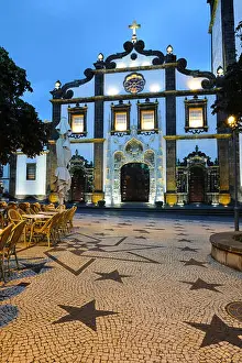 Nightfall Prints: Portal of the Motherchurch of São Sebastião