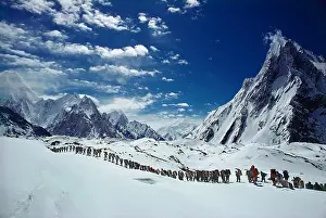 Guide Prints: Porters on Concordia Karakoram Himalaya Pakistan