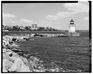 Lighthouses Prints: Portland Breakwater Lighthouse