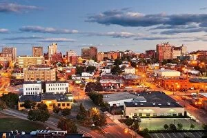 Images Dated 24th September 2016: Portland, Maine, USA downtown city skyline at dusk