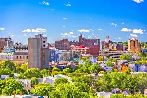 Portland, Maine, USA downtown skyline