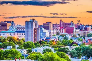 Portland, Maine, USA downtown skyline