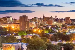 Portland, Maine, USA downtown skyline