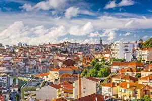 Images Dated 14th October 2014: Porto, Portugal Cityscape from Vila Noval de Gaia