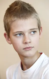 Blouse Prints: A portrait of a 13-year-old boy