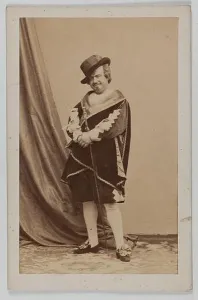 Portrait of Adolphe Lesage, (singer) Portrait d'Adolphe Lesage