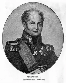 Portrait of Alexander I (1777 – 1825) Emperor of Russia from 1801