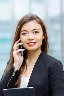Three Quarter Prints: Portrait of a asian businesswoman