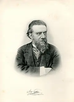 Anonimo Prints: Portrait of astronomer Hugo Gylden (1841-1896). Museum: PRIVATE COLLECTION