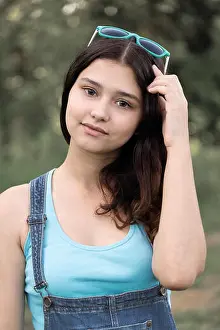 Humble Prints: Portrait of beautiful girl 15 years