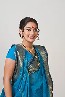 Femininity Prints: Portrait of a Bengali woman smiling