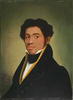 Dignified Prints: The Portrait of Charles Jones by Ethan Allen Greenwood is a fine example of 19th-century American portraiture