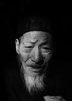 Shanxi Prints: Portrait of a Chinese Taoist priest