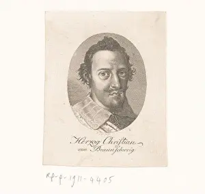 1793 Prints: Portrait of Christiaan, Duke of Brunswijk-Lüneburg