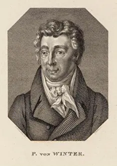 Private Collection Prints: Portrait of the Composer Peter von Winter (1754-1825), c. 1830. Private Collection