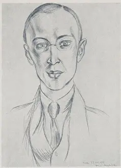 Henri Matisse Prints: Portrait of the composer Sergei Prokofiev (1891-1953)
