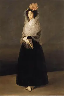 1793 Prints: Portrait of the Countess of Carpio, Marquesa de la Solana 1793 by Francisco Goya