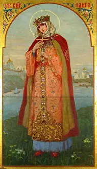 Slavic Prints: This portrait, created by the Russian artist Mikhail Nesterov