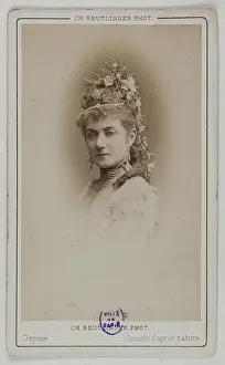 Carte De Visite Prints: Portrait of Delta (actress) Portrait de Delta
