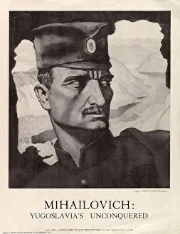 A portrait of Draza Mihailovich