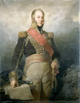 Empire Prints: This portrait by Dubufe features Marshal Mortier