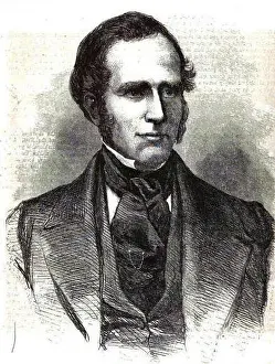 Stuart Prints: A portrait of Dudley Stuart, likely a British figure from the 19th century