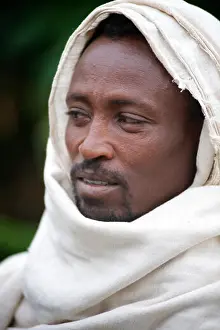 Villager Prints: Portrait of Ethiopian man, Simien mountains, Ethiopia
