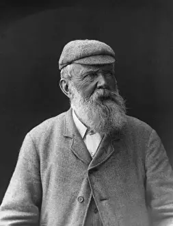 St Andrews Prints: Portrait of famous golfer Old Tom Morris (1820-1908) Photo by John Fairweather