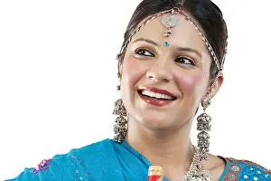 Asians Prints: Portrait of a Gujarati woman