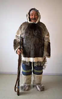Nunavut Prints: Portrait of an Inuit man