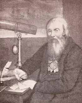 Portrait of Ivan Kulibin. Engraving of 1818