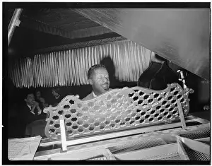 Pianist Prints: A portrait of jazz pianist Erroll Garner taken in New York between 1946 and 1948