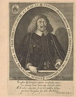 Poem Prints: Portrait of Johannes Zeisold, Johann Dürr
