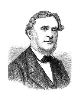 Educator Prints: Portrait of Karl Karmarsch ( 1803 - 1879) Austrian-German educator