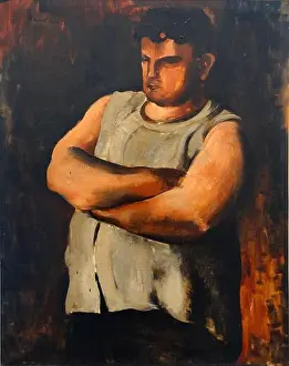 Printmaker Prints: Portrait de Marcel Castel L'Hercule by Jean Fautrier (1898-1964)