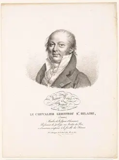 Classicism Prints: Portrait of the nature researcher Étienne Geoffroy Saint-Hilaire