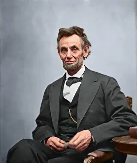 Spectacles Prints: Portrait of President Abraham Lincoln