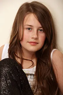 Year Prints: Portrait of a pretty 11 year old girl