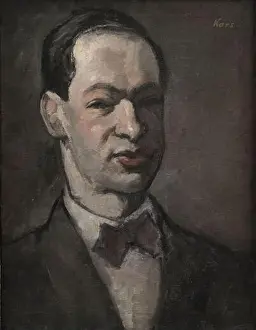 The Arts Prints: Portrait of Richard Weiner circa 1921 by Georges Kars