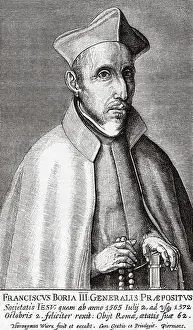Aged Prints: Portrait of Saint Francis Borgia