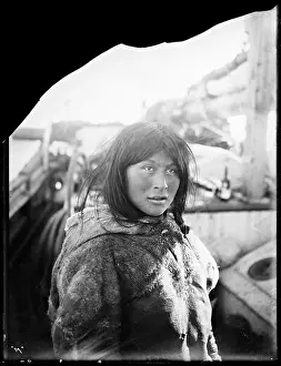 Explorers Prints: This portrait shows Magito, a young Netsilik Inuit