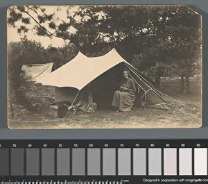 Tent Prints: Portrait of an unknown woman for a tent