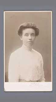 Milestone Prints: Portrait of an unknown woman in a white dress