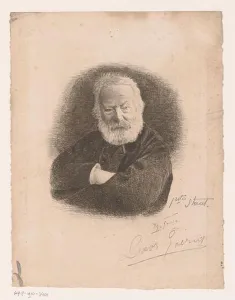 French Literature Prints: Portrait of Victor Hugo, David Gourig